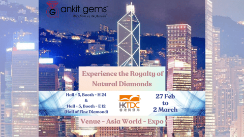 Ankit Gems to Present a Scintillating Collection of Natural Diamonds at Hong Kong International Diamond Show